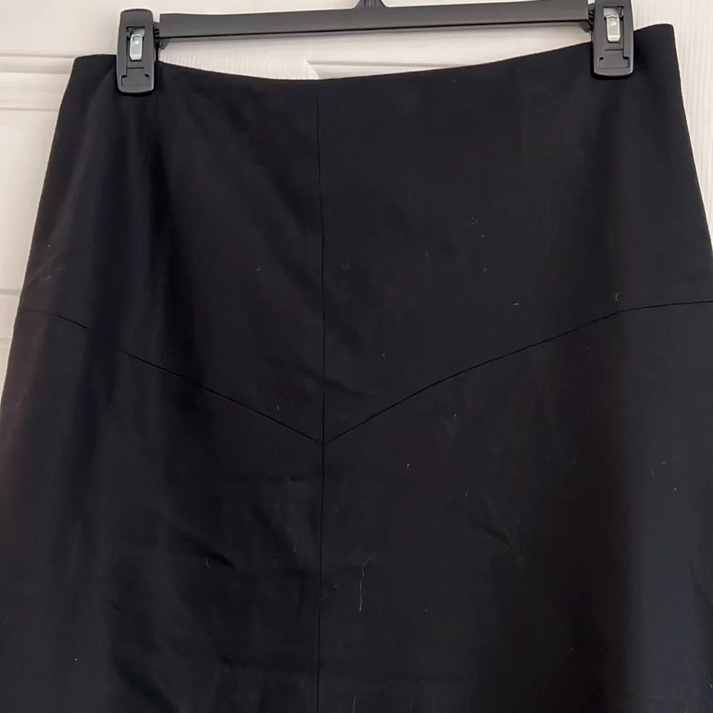 Talbots Women’s Wool Black Skirt.Never worn.
.Sz-12..Zipper closure.Black lining - Picture 3 of 6